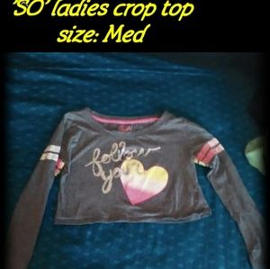 Juniors crop top
